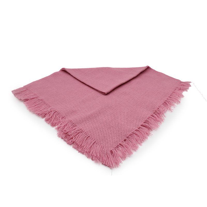 Ouderen Hoofddoek Herfst Winter Gebreid Middelbare Leeftijd Vrouwen Effen Kleur Vierkant Landelijk Oud-Modieus Warme Oma Sjaal_voghion.com