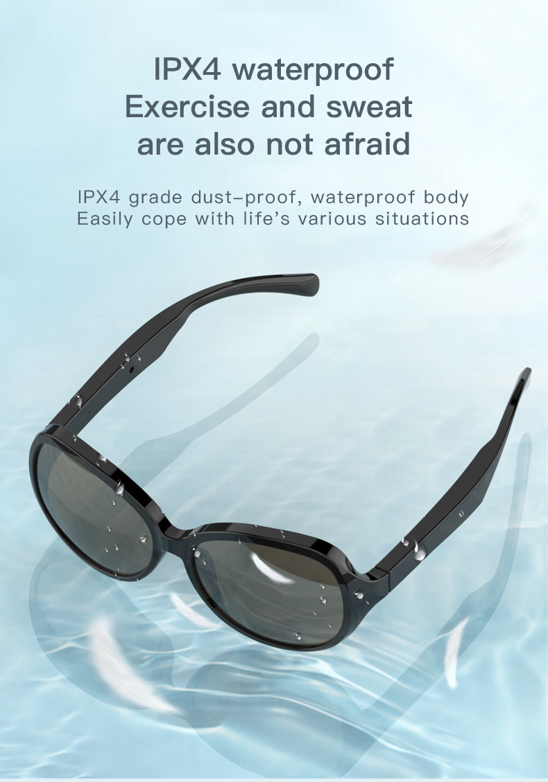 2023 F06 F07 F08 Intelligent Bluetooth Glasses Conducting Black Technology Outdoor Sports Sunglasses_voghion.com