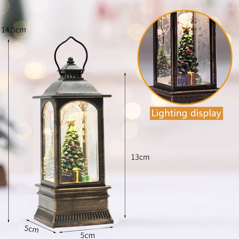 Simulazione natalizia piccola lampada a olio piazza lampada a vento decorazione centro commerciale supermercato scena decorazione lampada a fiamma_voghion.com