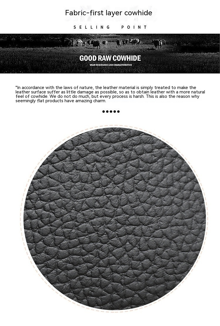 The first layer of cowhide men's bag real cowhide sports running waist bag men's waterproof large capacity multi-compartment chest bag wallet bags_voghion.com