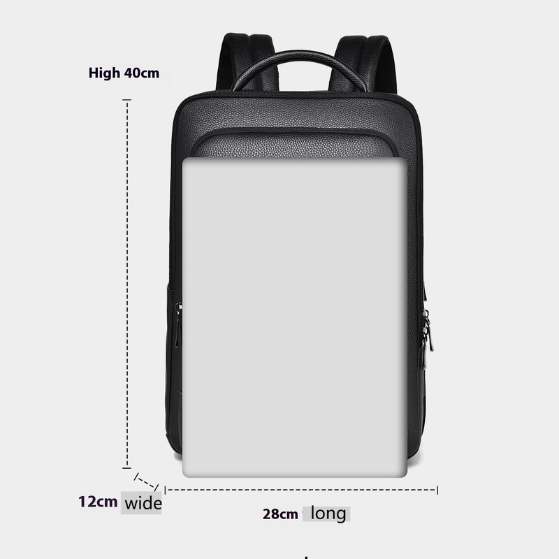 Premium Business-Laptop-Rucksack für Herren – Wasserdichter, diebstahlsicherer Reiserucksack mit extra großem Fassungsvermögen und ergonomischen Trägern_voghion.com