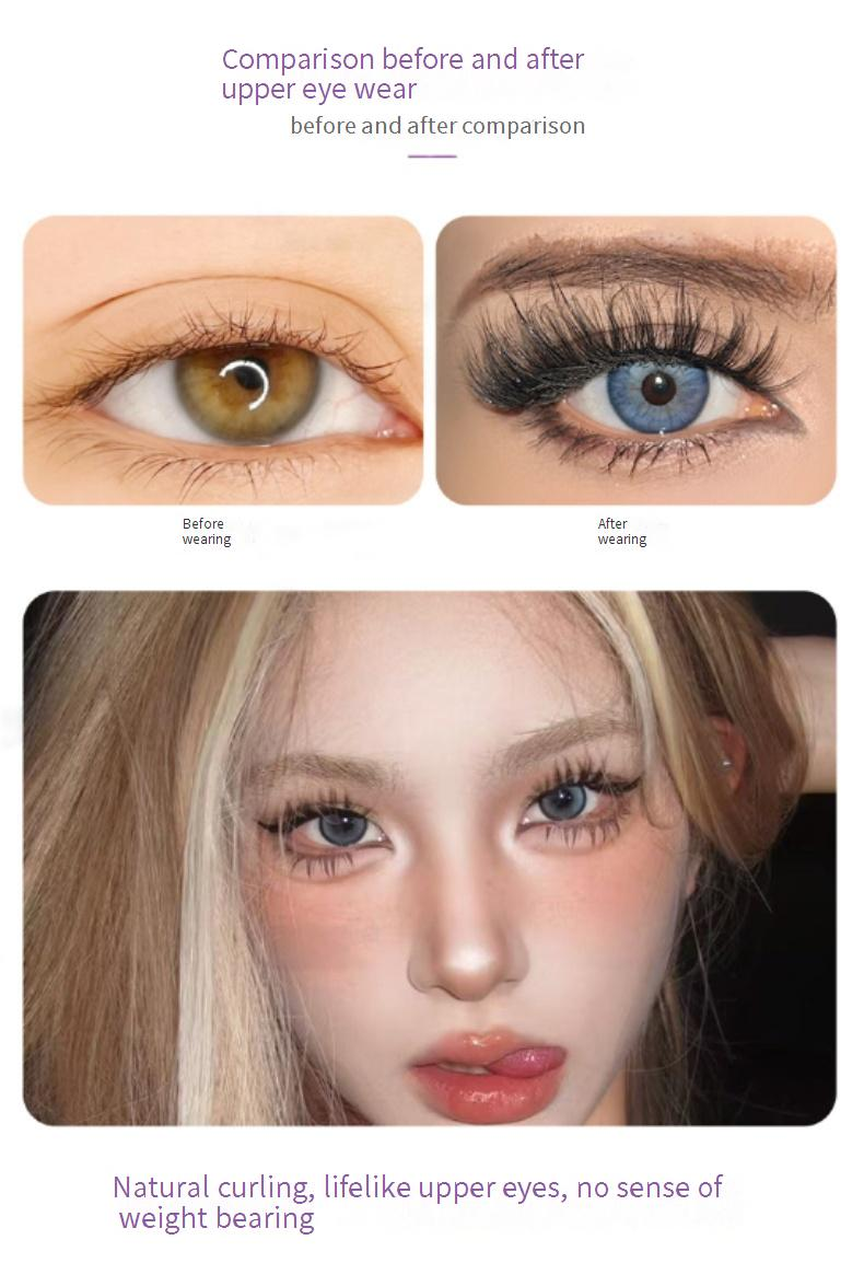 Eyelashes Set 14 Pairs Of False Eyelashes One Piece Three Dimensional Cross Lengthened, Thick And Hairy Eyelashes_voghion.com