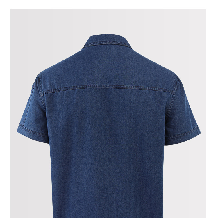 Men's Clothing Breathable Dirt Resistant Anti Scalding Short Sleeved Labor Protection Clothing_voghion.com