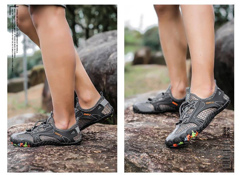 Scarpe da acqua unisex per escursionismo e nuoto: scarpe leggere ad asciugatura rapida per esterni con suola antiscivolo per avventure in spiaggia, fiume e sentiero._voghion.com