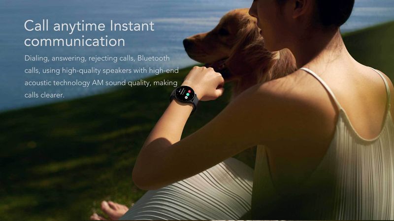 Smart Watch With Bluetooth Calling, Blood Pressure & Heart Rate Monitor, Sleep Tracking, Waterproof Fitness Tracker For Men & Women_voghion.com