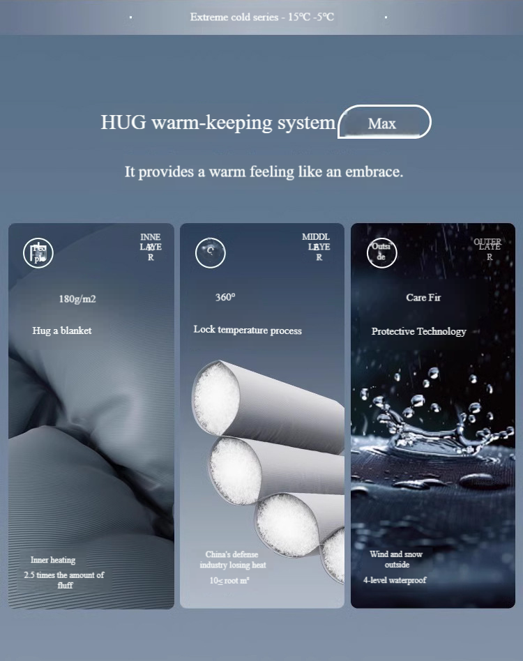 Kids' Thick Puffer Jacket With Hood – Stylish Color-Block Winter Coat For Boys & Girls (Gray/Black/Lavender/Red)_voghion.com