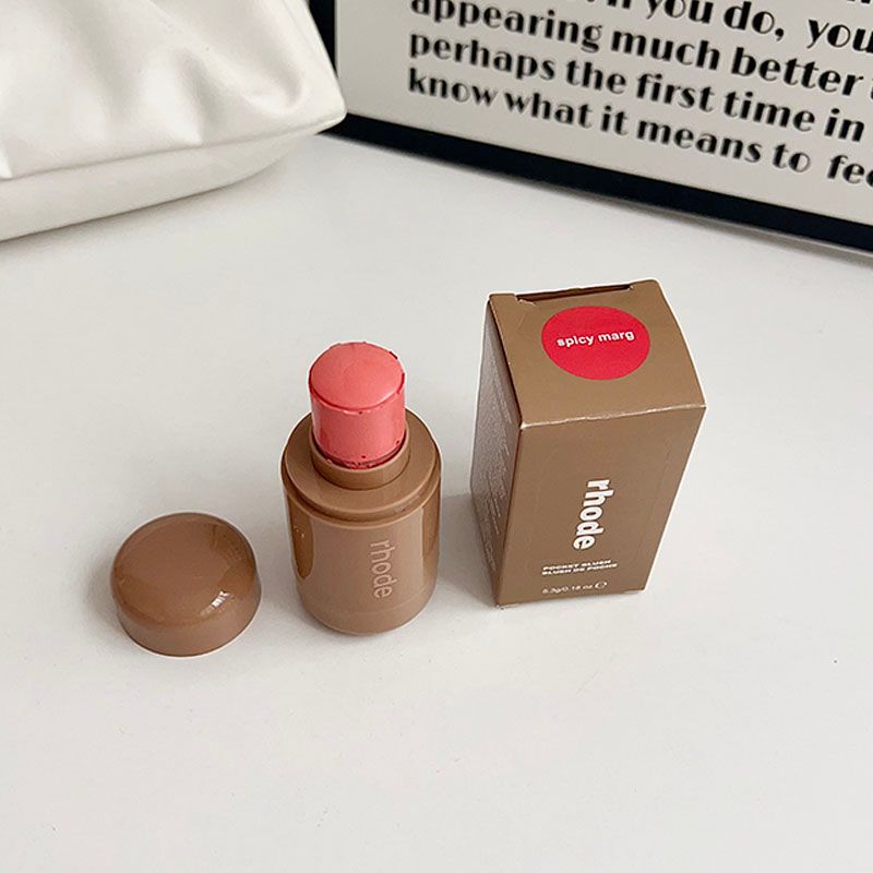 Edição de Outono Sleepy Rhode Pocket Blush Maquiagem em Bastão Beleza Cosméticos Menina Hidratante Cuidado Labial Nutrição Duradoura Cuidado Feminino_voghion.com