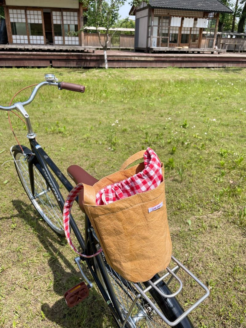 Lost Chill - Borsa a tracolla casual da esterno con motivo scozzese pastorale, modello secchiello Tyvek in carta da imballaggio marrone retrò originale_voghion.com