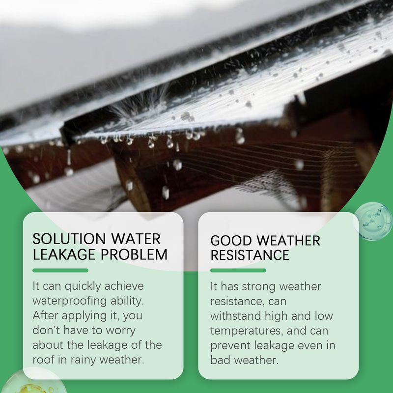 Jaysuing Weather-resistant Roof Sealing Waterproof Coating, Home Tile Floor Cracks Waterproof And Leakproof Repair_voghion.com