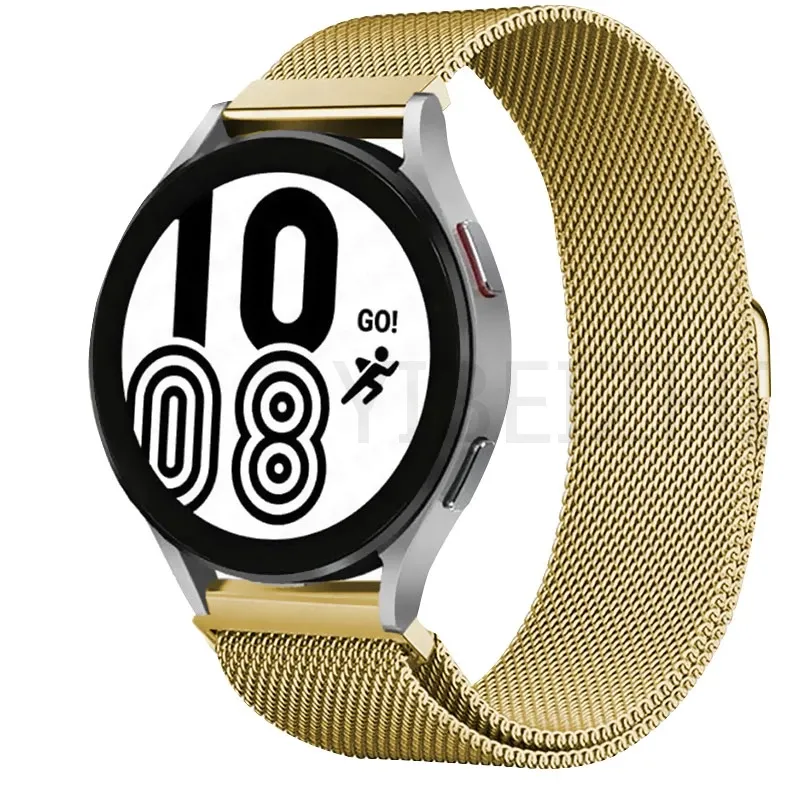 Cinturino Milanese Loop da 22 mm e 20 mm per Samsung Galaxy Watch 7, 6, 5, 4, 44 mm e 40 mm, cinturino magnetico Huawei Classic Active 2._voghion.com