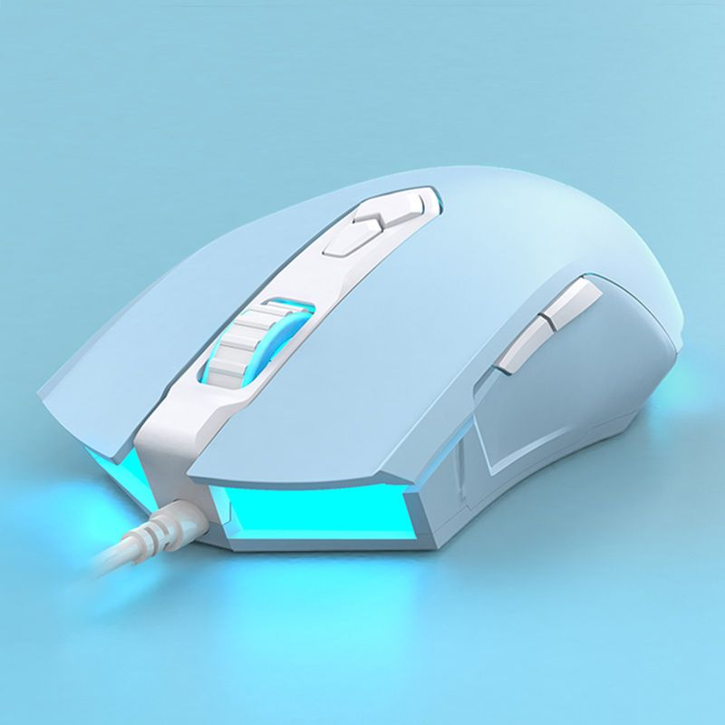 Xinweiqing Mouse USB para jogos profissional com fio DPI leve e ajustável para computador_voghion.com