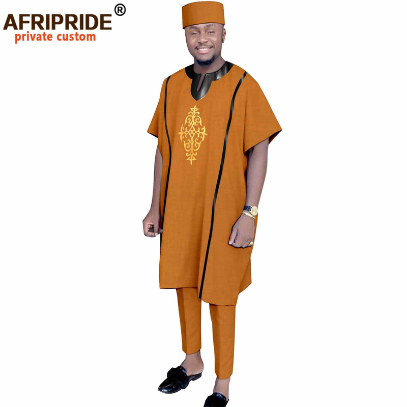 Men's clothing 3 piece top + pants + hat_voghion.com