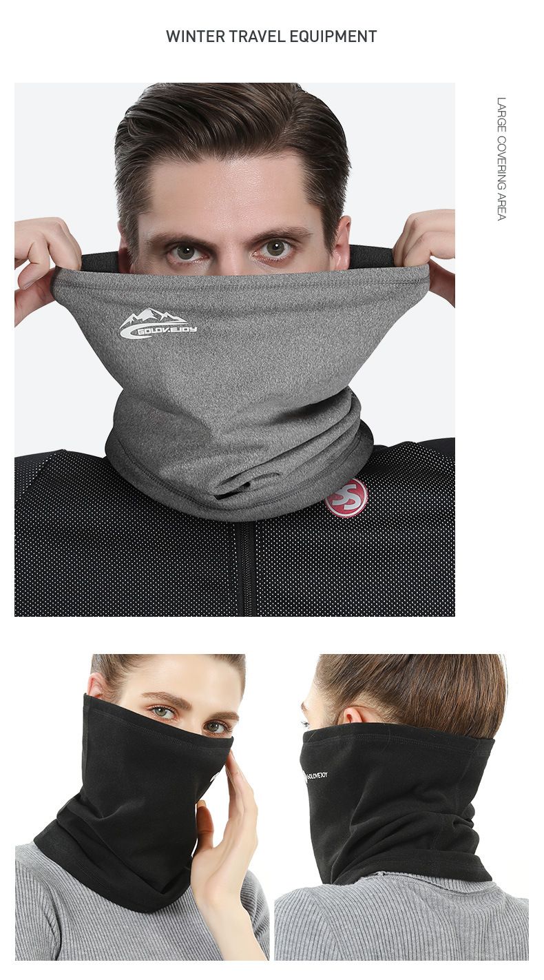 Unisex Winter Neck Gaiter - Thermal Fleece Face Mask For Outdoor Sports, Cycling & Wind Protection - Stretchy & Breathable Multi-Purpose Scarf_voghion.com