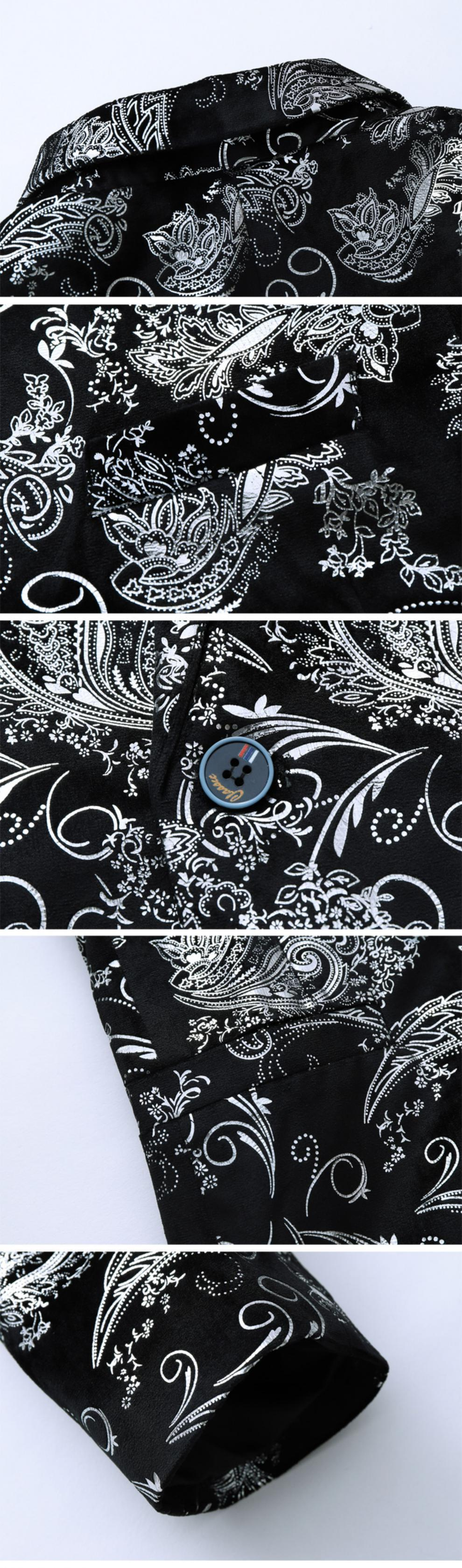 Abito casual da uomo stampato con stampa a caldo, piccolo abito, bel cappotto giovane_voghion.com
