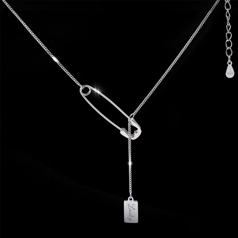 2025 Damesmode Vlindervormige speldclip, damesketting, eenvoudige kettinghanger, sieraden_voghion.com