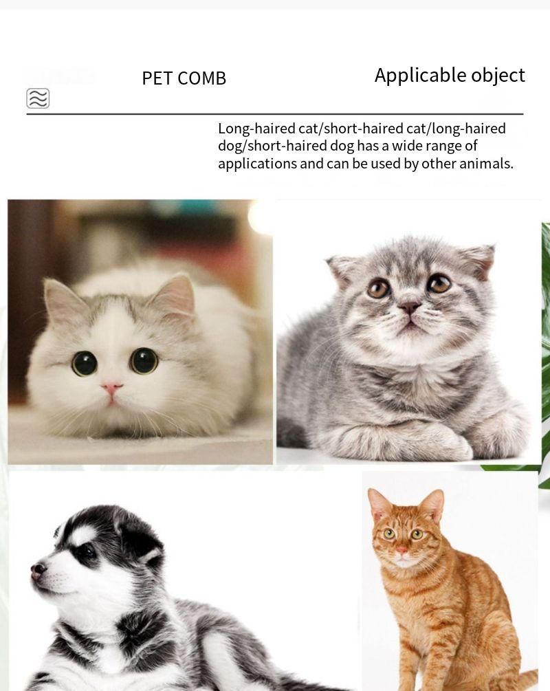 Cat Flea Comb Dog Flea Lice Dense Tooth Comb Floating Hair Comb Cat Hair Cleaner Pet Supplies._voghion.com