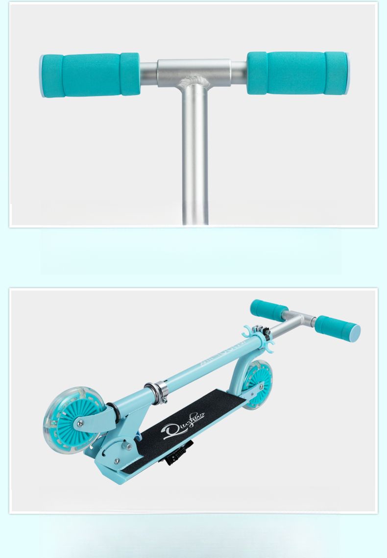 Monopattino pieghevole per bambini in lega di alluminio con pedale per e-commerce transfrontaliero_voghion.com