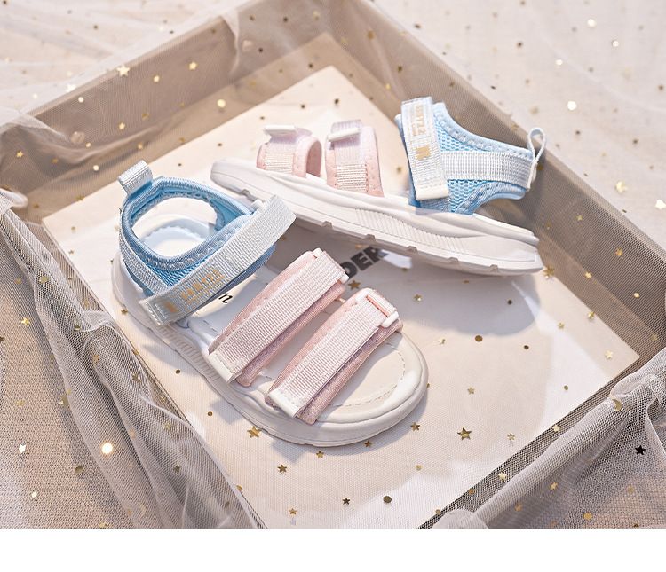 2024 New for and Girls Mid size Big Children's Soft Sole Sandals with Western Style Summer Princess Beach Shoes_voghion.com