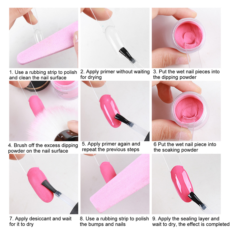 BeautyLife 10 ml poudre de trempage pour ongles ingrédients sûrs couleur vive effet visuel époustouflant poudre d'infiltration pratique pour ongles bricolage Gadget d'art des ongles_voghion.com