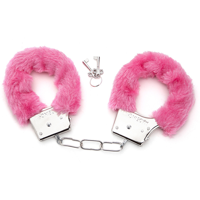 Prodotti sessuali per adulti, giocattoli alternativi in metallo, catene in acciaio inossidabile, manette, manette di peluche_voghion.com