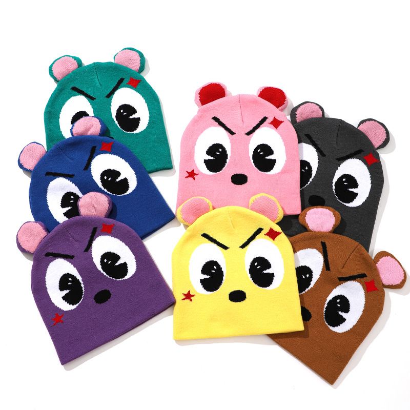 Gebreide muts met oorkleppen voor dames en heren - warme wintermuts met fleecevoering voor buitenactiviteiten, casual kleding en bescherming tegen koud weer_voghion.com