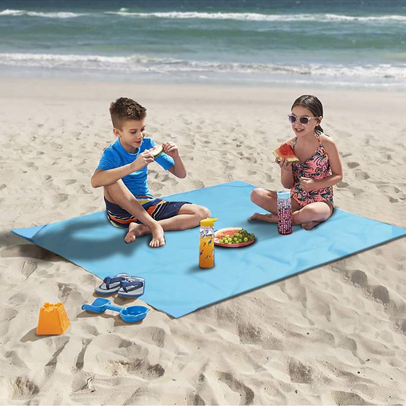 Pocket blanket picnic mat Lightweight sand mat mini folding beach mat Moisture mat for outdoor camping_voghion.com