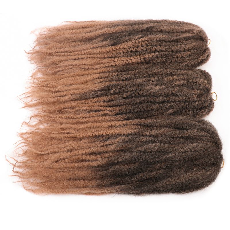 Marley Twist Braiding Hair 18 Inch Marley Twist Hair Twist Hair Afro Kinky Curly Crochet Hair Synthetic Marley Hair Extensions_voghion.com