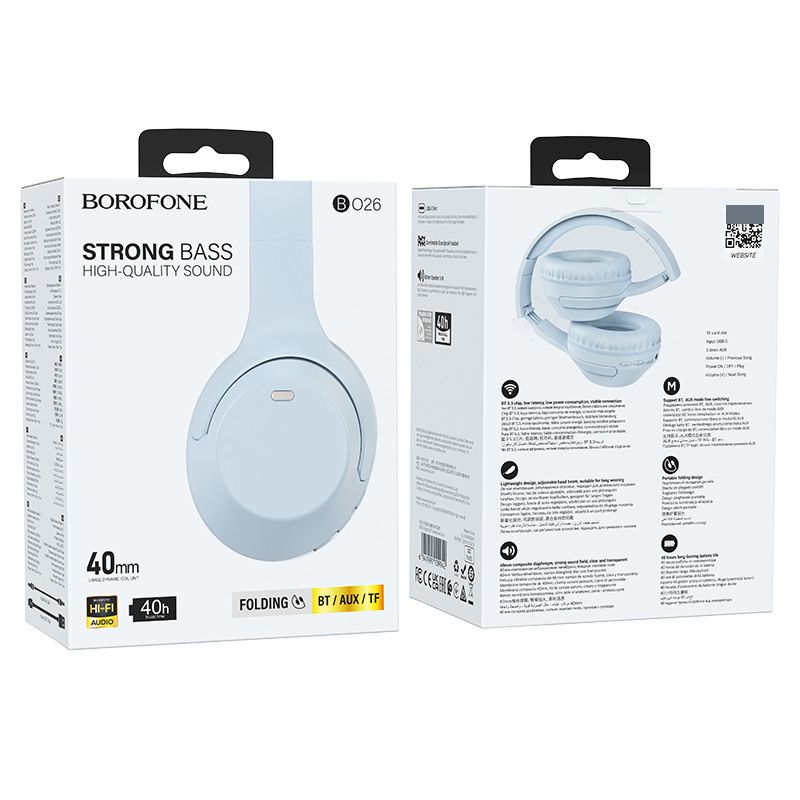Festival musicale BO26 Cuffie Bluetooth wireless per sport, corsa, auricolari portatili pieghevoli_voghion.com