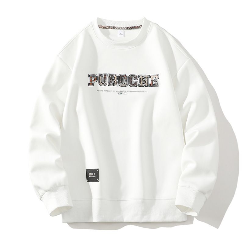 Maglietta a maniche lunghe alla moda per ragazzi, scollo rotondo, abbigliamento, felpa con cappuccio casual per uomo, primavera e autunno 2025, D1e_voghion.com