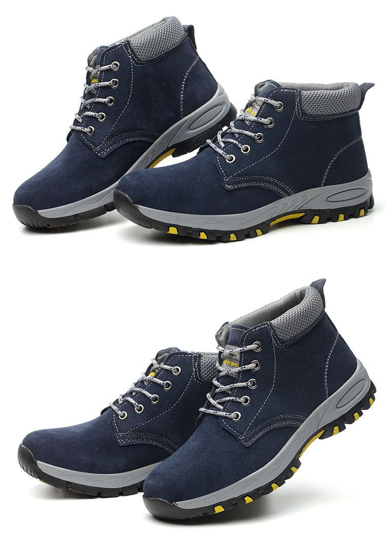 Labor protection shoes anti-slip wear-resistant comfortable anti-smash and anti-puncture steel toe safety work shoes electric welder protective shoes_voghion.com