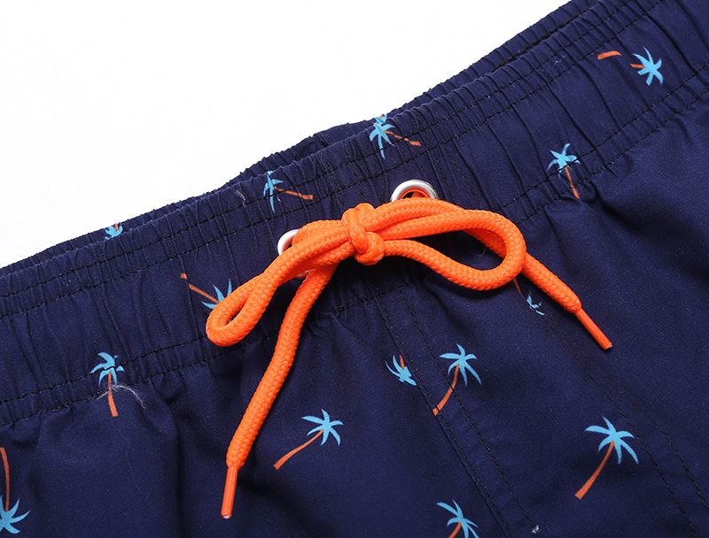 Herrenbekleidung Lockere, lässige Vierpunkt-Strandhose_voghion.com