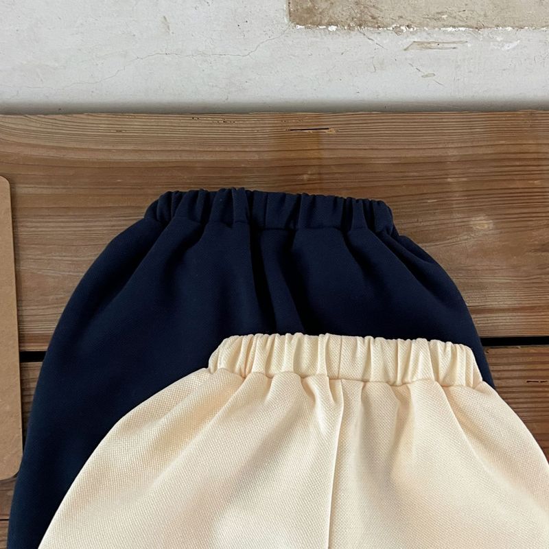 Autumn New Style Boys And Girls Baby Cotton Lapel Top Loose Trousers Suit Infant And Toddler Casual Suit_voghion.com