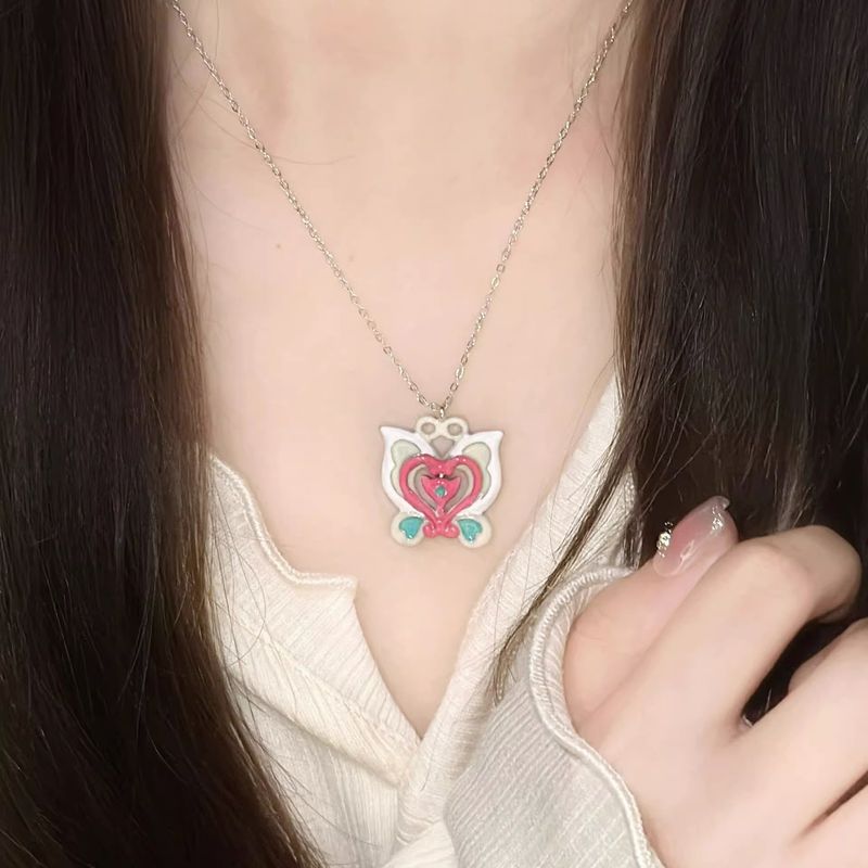 Collana variabile "Balala Energy" con fata demone e design di nicchia, stile ragazza smaltato, tutto abbinato_voghion.com
