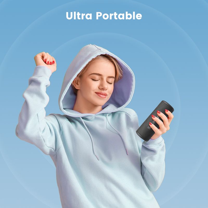 Sounarc P4 Bluetooth Portable Speaker, Pairing, Built-in 3000mAh Battery, 20W Stereo Sound, Various Lighting Modes, IPX6_voghion.com