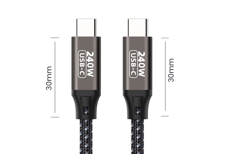 Ligne électrique 240W PD3.1 Type C vers USB C 5A 48V QC4.0 pour PS5 Nintendo Switch Galaxy S22 Book Blazing Fast Char_voghion.com
