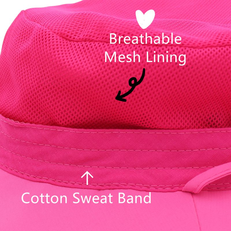 Cappello da pescatore da donna alla moda Connectyle, regolabile, traspirante, antivento, ad asciugatura rapida, protezione UV, tesa larga, per sole, all'aperto, tutti i giorni_voghion.com