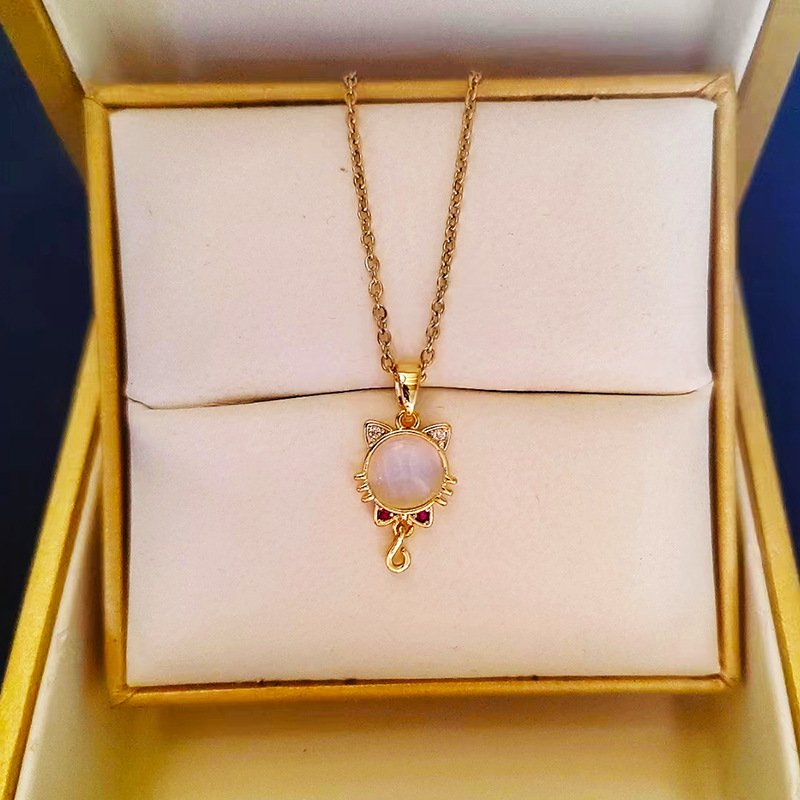 Women's necklaces Taigang necklace for women 2023 new trendy Internet celebrity popular clavicle chain simple temperament high-end pendant_voghion.com