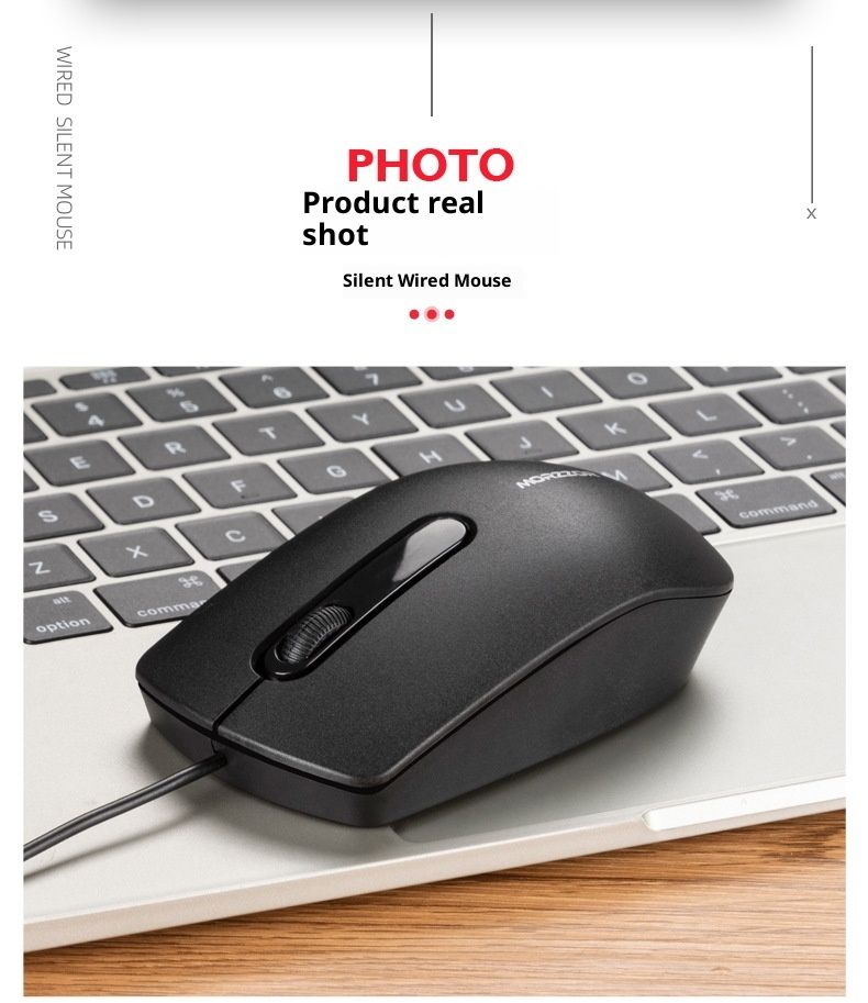 Digitex Digitex Nuovo modello privato Mouse da ufficio per computer portatile da gioco cablato Design silenzioso_voghion.com