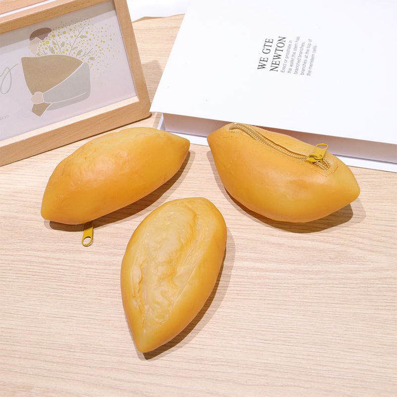 Monedero de simulación de aguacate, bolsa de almacenamiento de llaves, divertido regalo de mano, mini pan para niños, transfronterizo_voghion.com