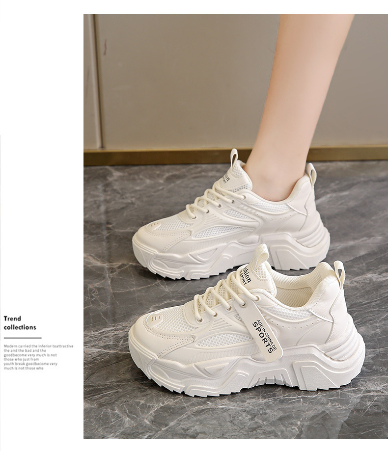 Γυναικεία δικτυωτά άνετα παπούτσια για περπάτημα Παπούτσια τένις Αθλητικά πάνινα παπούτσια από ύφασμα_voghion.com