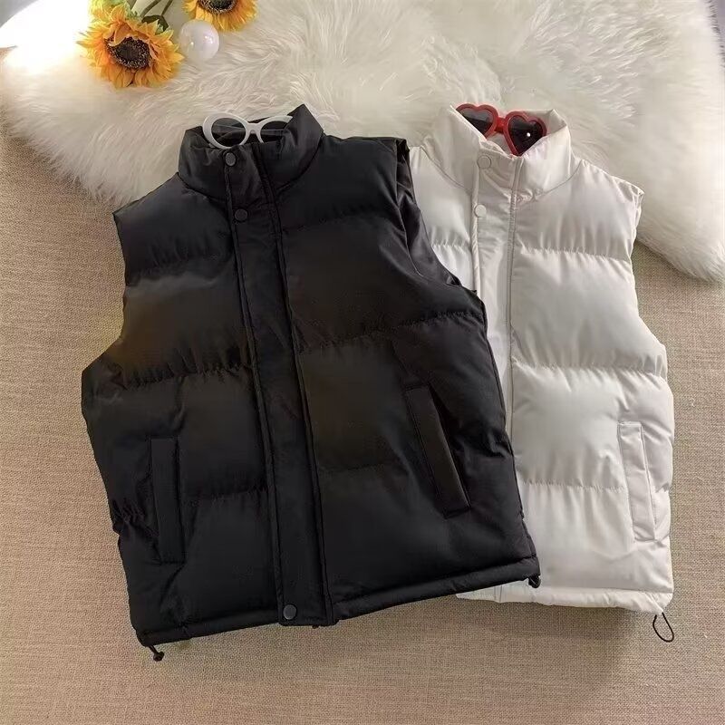 Veste sans manches Cove couleur unie printemps-automne 2024, duvet en coton, tendance pour homme, courte_voghion.com