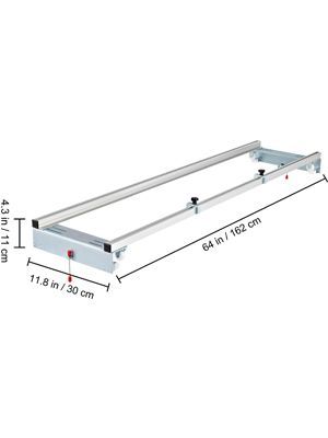 VEVOR Router Sled, 60 Inches / 152.4cm Width, Slab Guide Jig For Woodworking With Locking Function, Portable And Easy To Adjust, Trimming Planing Machine For Wood Flattening, Home DIY_voghion.com