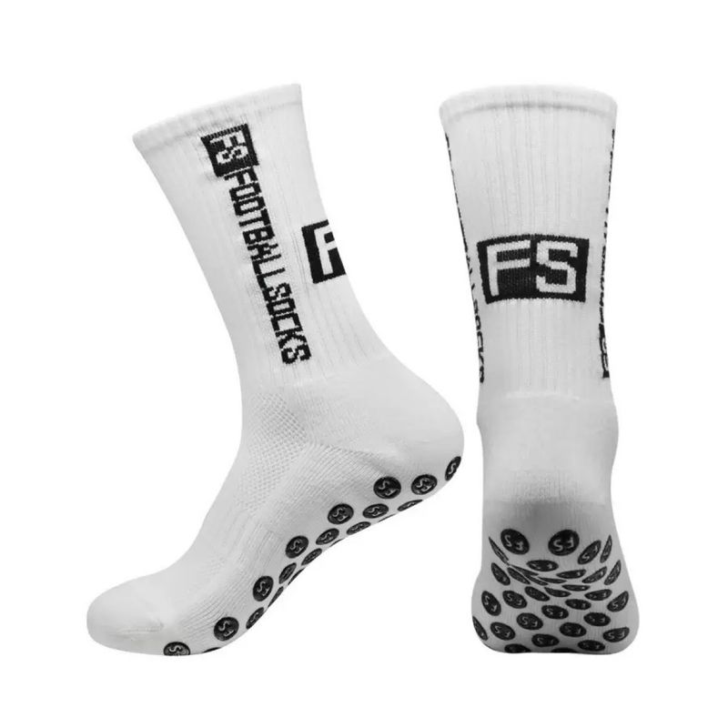Herrensocken, professionell, verdickte Handtuchunterseite, schweißabsorbierend und desodorierend, mit Klebepunkt, rutschfeste Fußball-Sportsocken_voghion.com