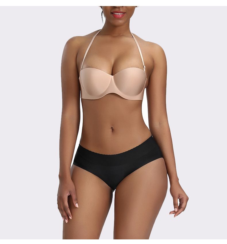 Einteilige, nahtlose Po-Lifting-Unterwäsche, niedrig taillierte, glänzende, atmungsaktive Fake-Po-Unterwäsche für Damen, sexy Po-verbessernde Unterwäsche_voghion.com