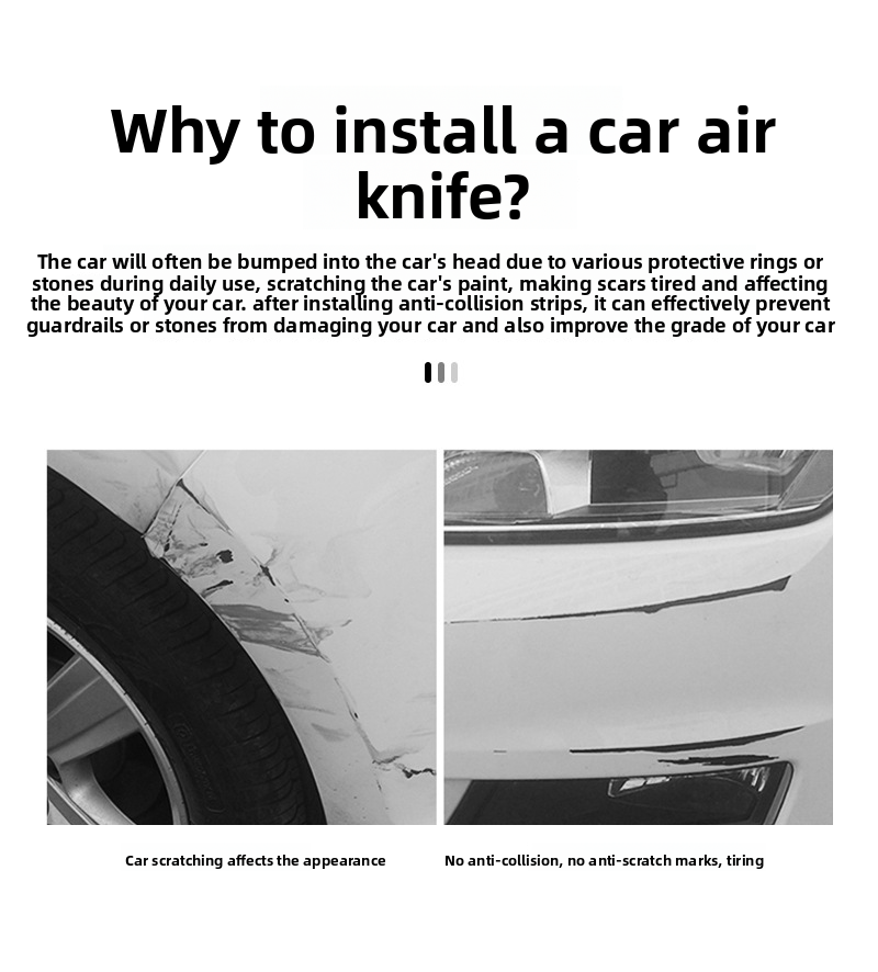 Car Accessories Modified Bumper Carbon Fiber Pattern Extended Universal Spoiler Anti-collision Strip Large Surround Wind_voghion.com