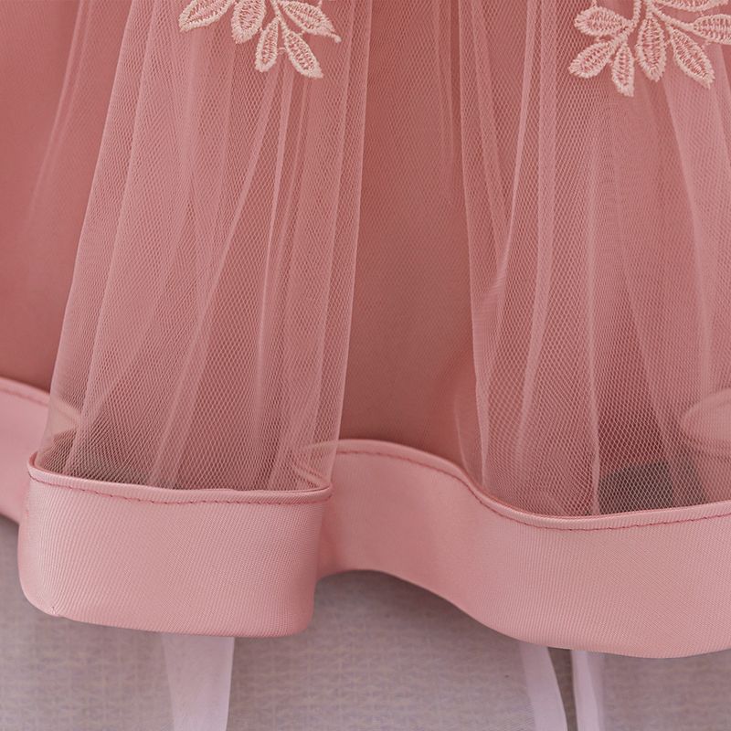 Abito da sposa per bambina 2025 (70-100 cm) | Tutù da principessa con ricami di perle e spalle scoperte per eventi estivi_voghion.com