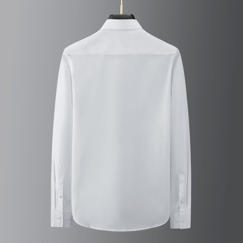 Unbeatable Quality Trendy New Front Irregular Patch Splicing Men's Trendy Brand Long Sleeved Casual Shirt High-end_voghion.com