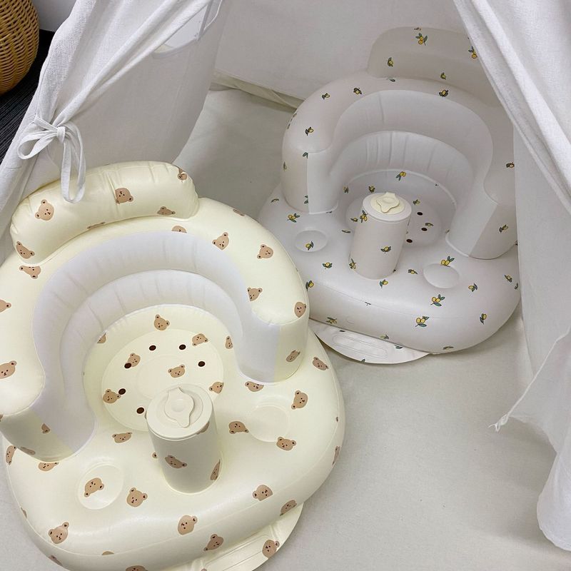 Ins Sgabello da bagno pieghevole portatile per bambini, sedia anti-caduta, sedia da scuola, divano gonfiabile in PVC, sedia da allenamento_voghion.com