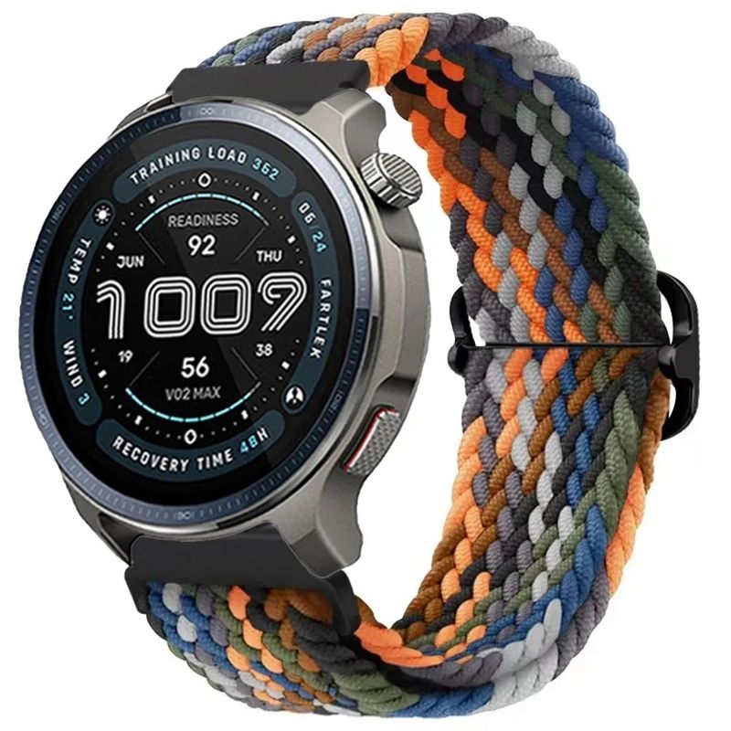 Cinturino intrecciato in nylon da 22 mm e 20 mm per Balance 2-1/Bip 6-5, cinturino sportivo per Amazfit GTR 47 mm/Gtr 4-3/Gts/Active 2_voghion.com