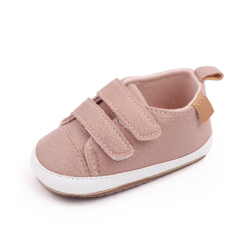 Mère et enfants printemps et automne chaussures bébé 3-6-12 mois bébé double Velcro chaussures enfant en bas âge chaussures bébé M22-13_voghion.com